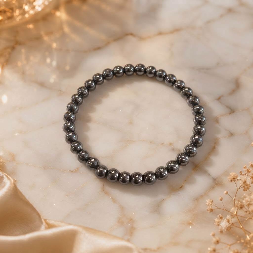 Bracelet Hématite 6 mm