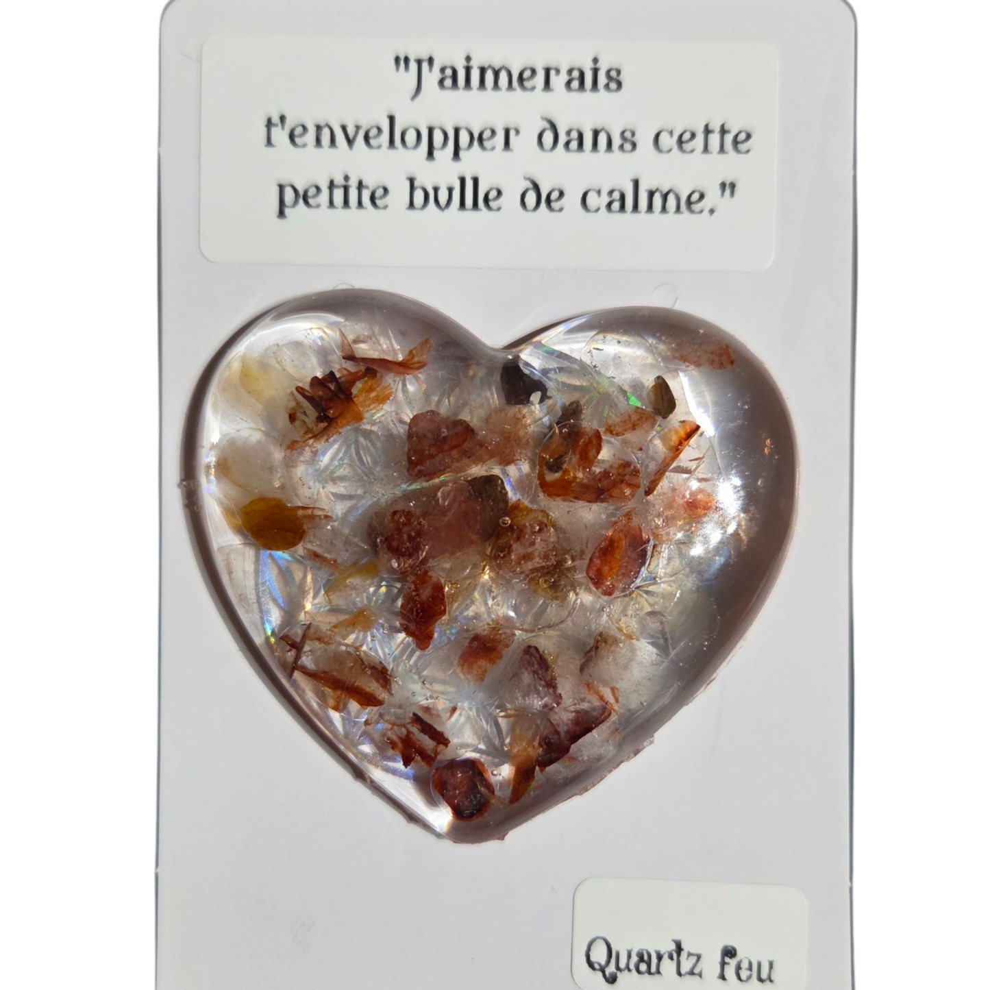 Câlins de poches Quartz feu