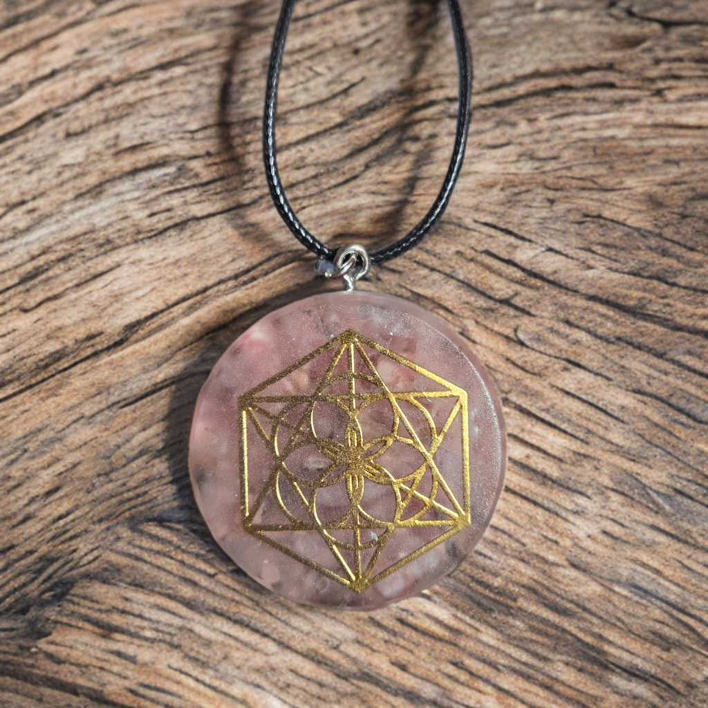 Orgonite pour blocages émotionnels provenant du cœur.