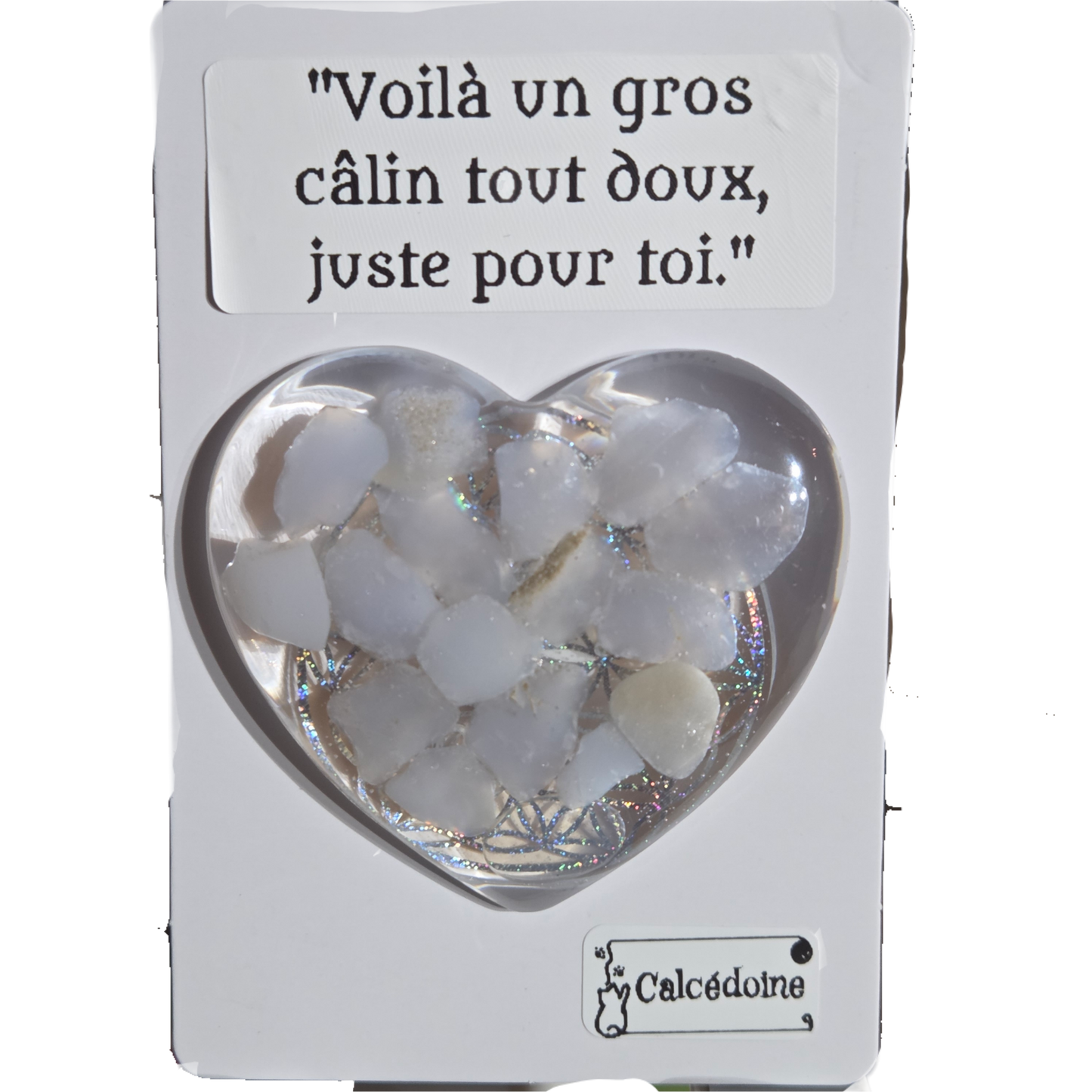 Câlins de poches Calcédoine bleu