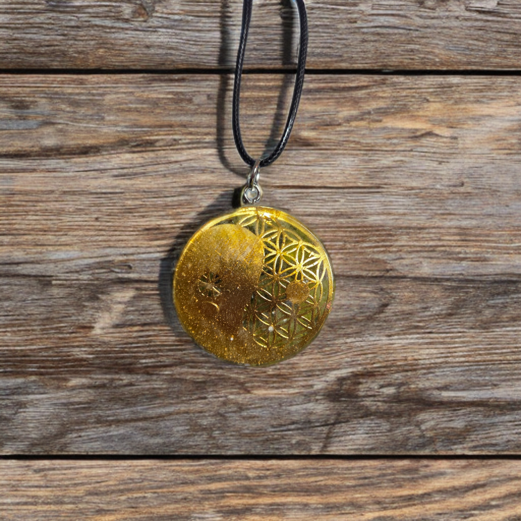 Orgonite dissipant les pensées négatives.