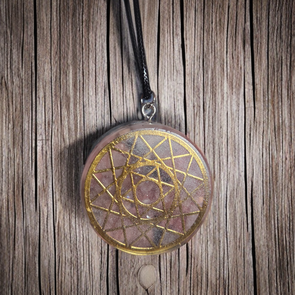 Orgonite pour blocages émotionnels provenant du cœur.