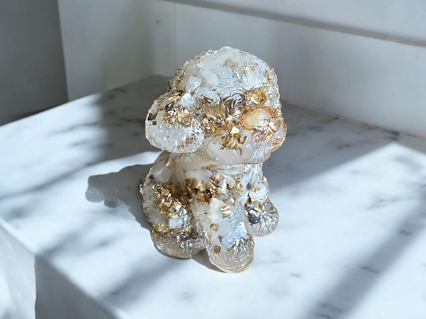 Orgonite pierre de lune arc-en-ciel