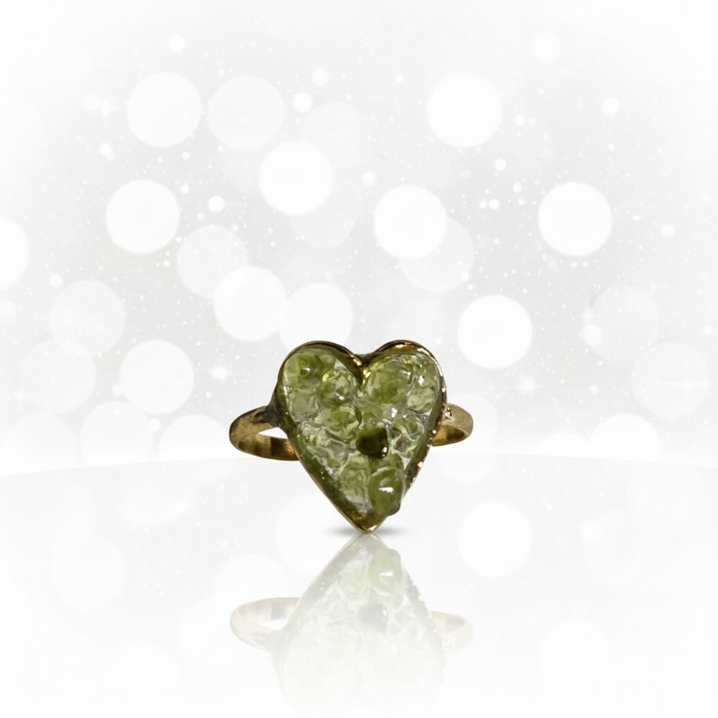 Bague Péridot Ajustable