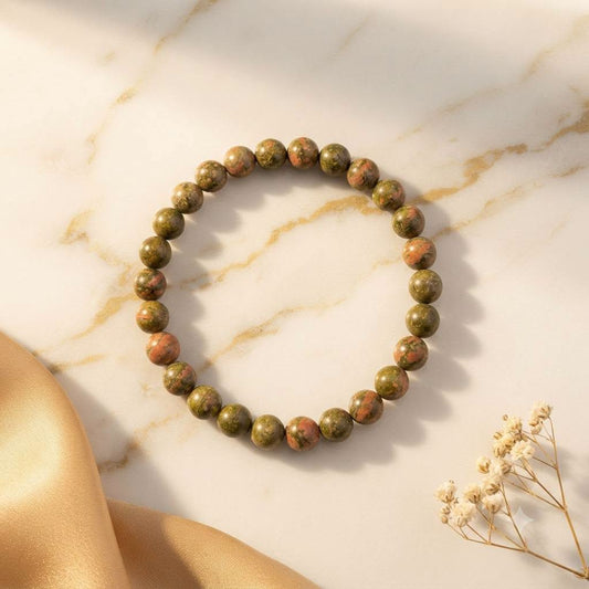 Bracelet Unakite 6 mm