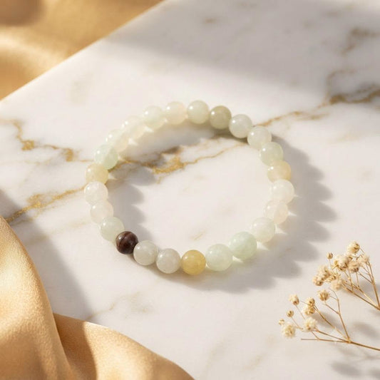 Bracelet Calcite verte 8 mm