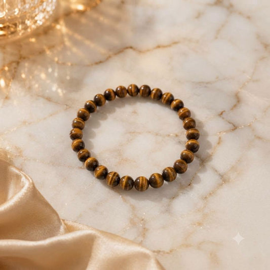 Bracelet Œil de tigre 6 mm