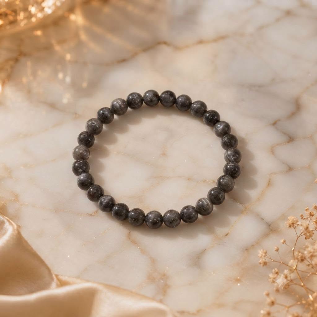Bracelet Larvikite 6 mm