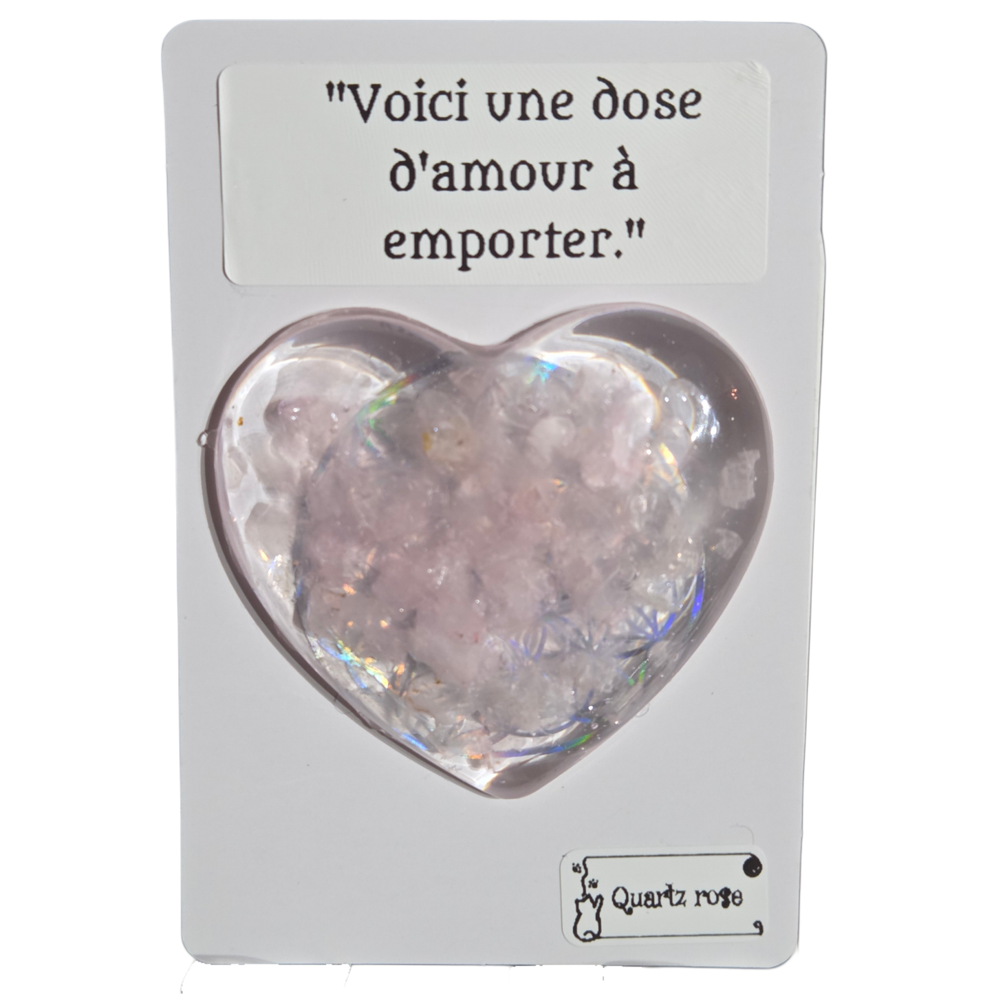 Câlins de poches Quartz rose