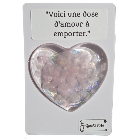 Câlins de poches Quartz rose
