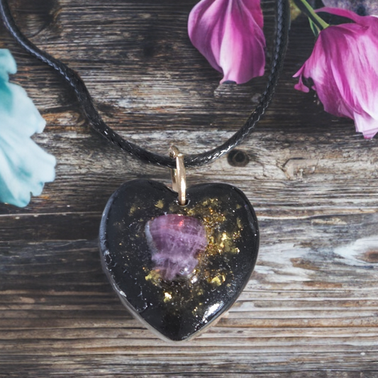 Orgonite shungite et améthyste