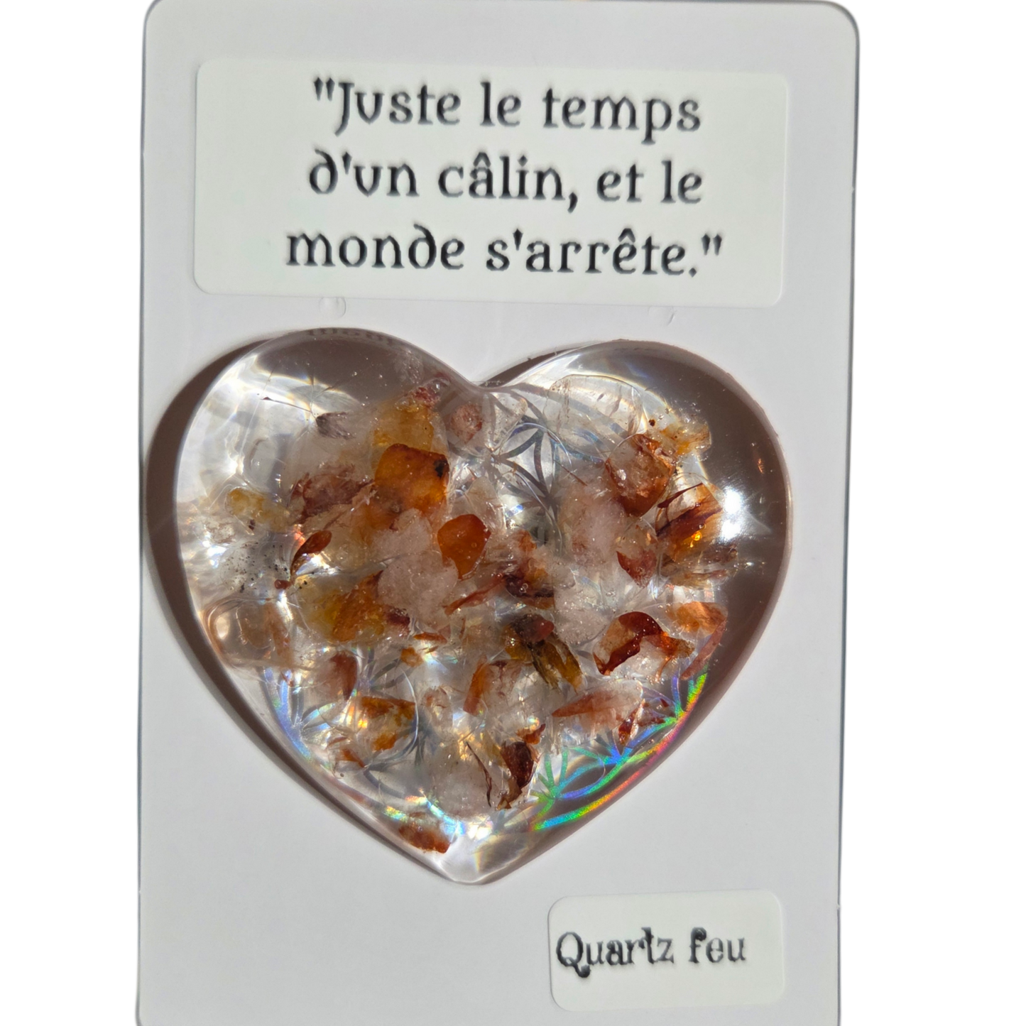 Câlins de poches Quartz feu