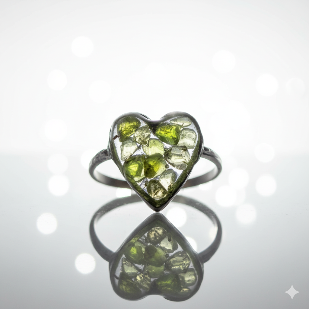 Bague Péridot Ajustable