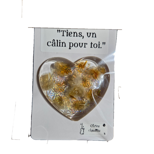 Câlins de poches Citrine chauffée