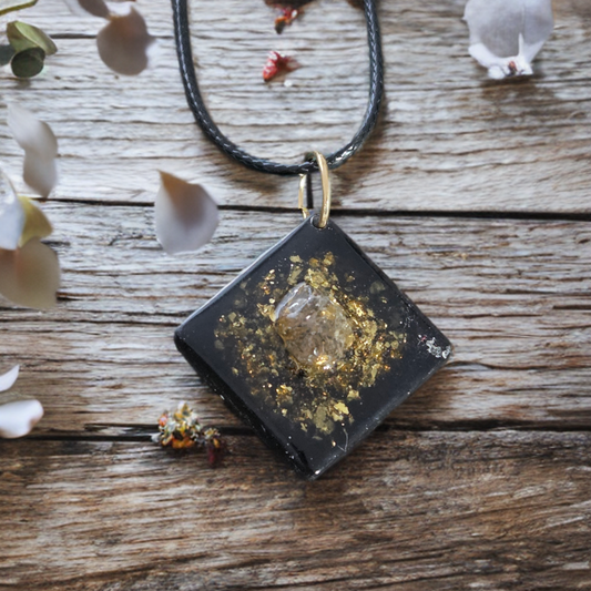 Orgonite shungite et citrine