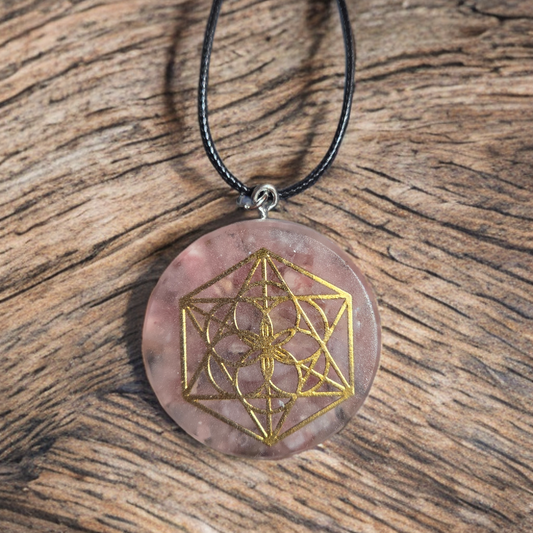 Orgonite pour blocages émotionnels provenant du cœur.