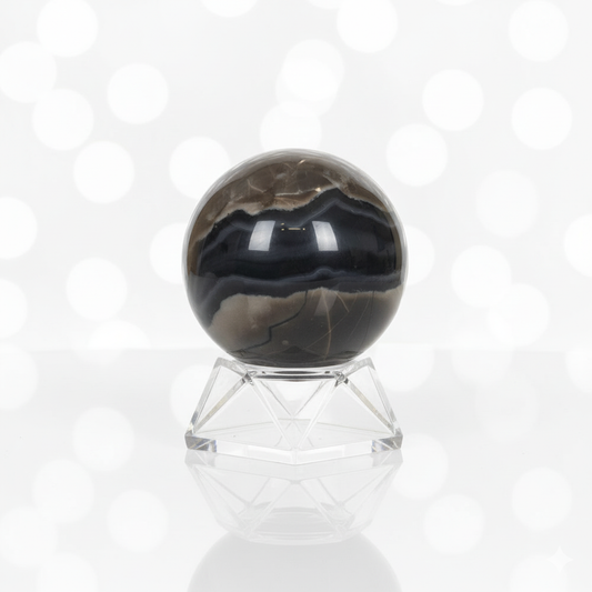 Sphère Agate volcano