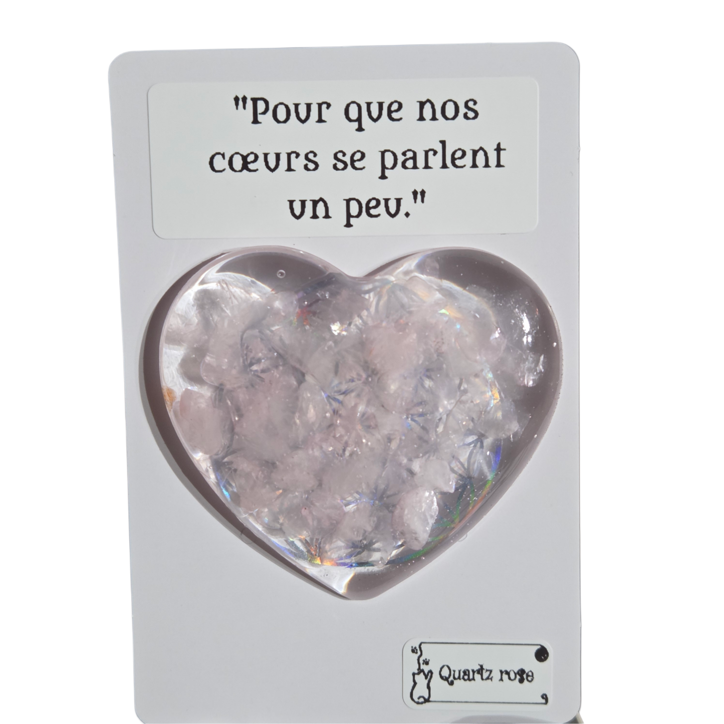 Câlins de poches Quartz rose