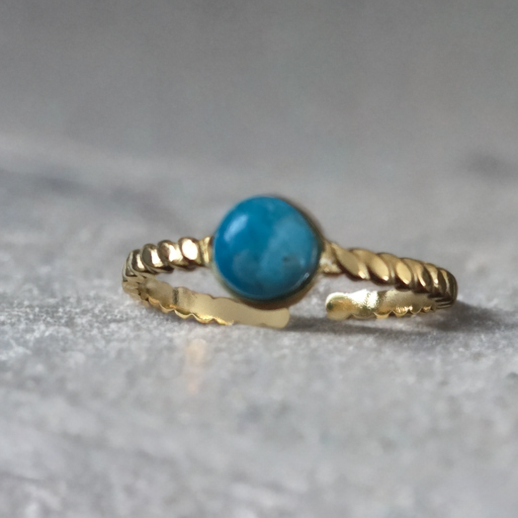 Bague Apatite Ajustable