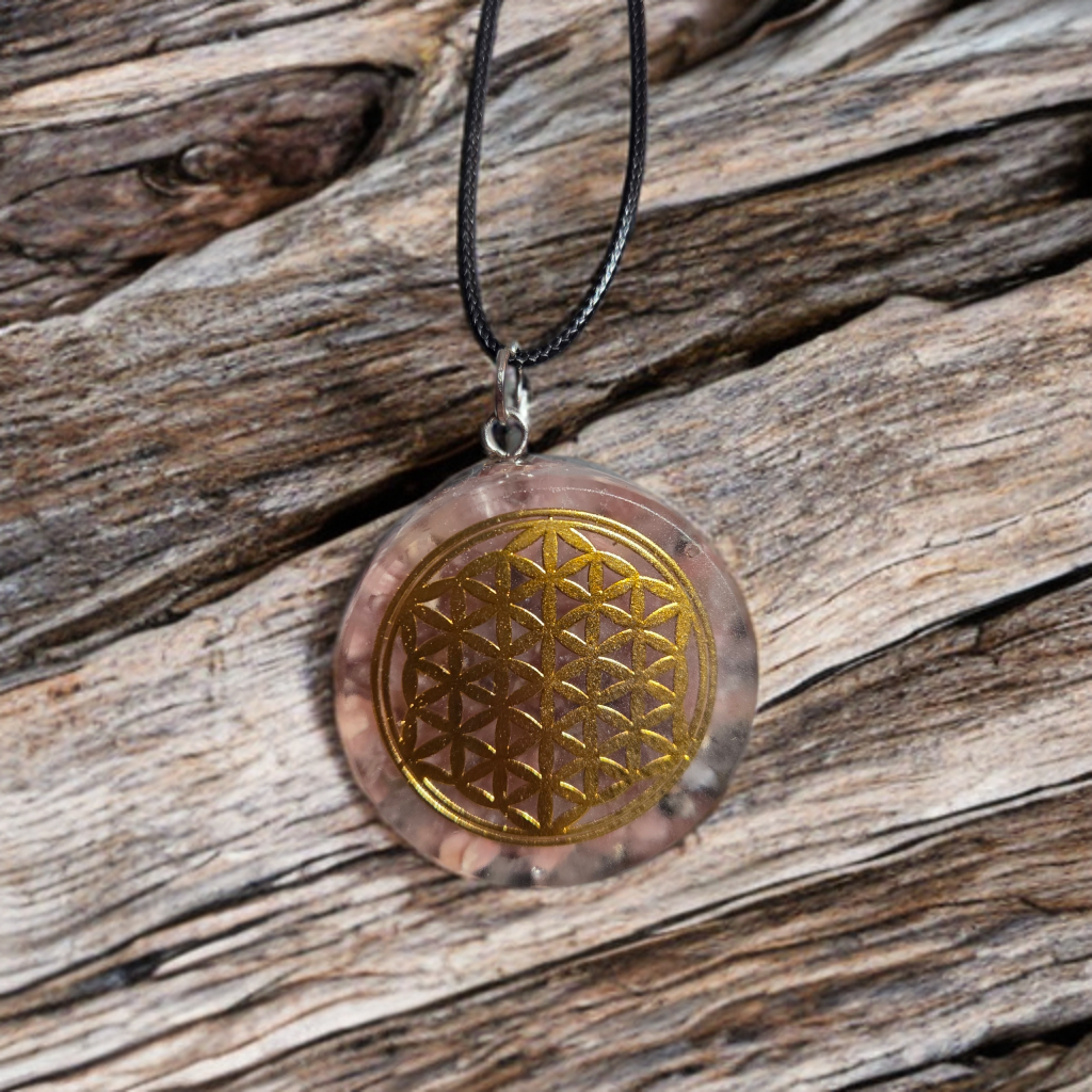 Orgonite pour les blocages émotionnels provenant du cœur.