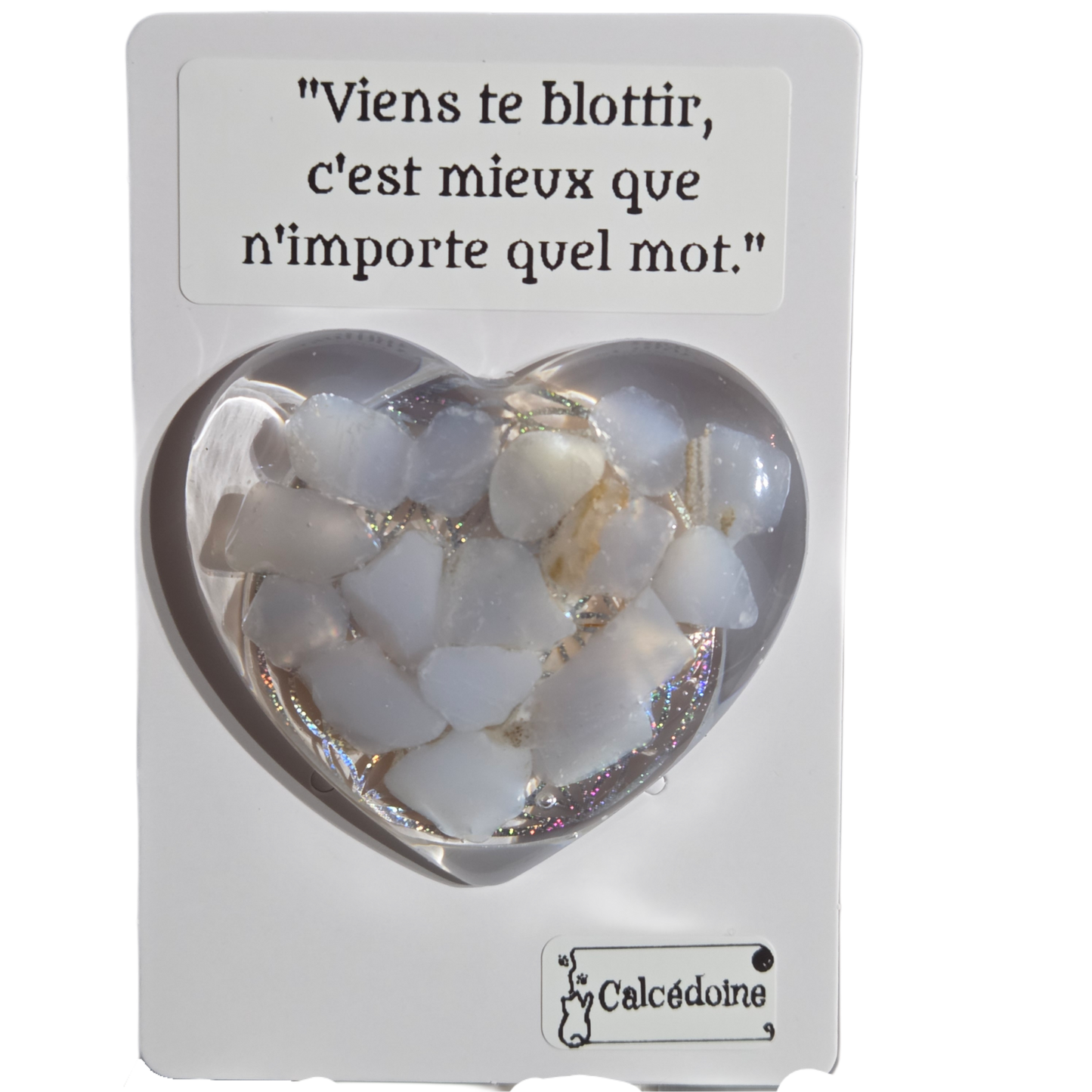 Câlins de poches Calcédoine bleu