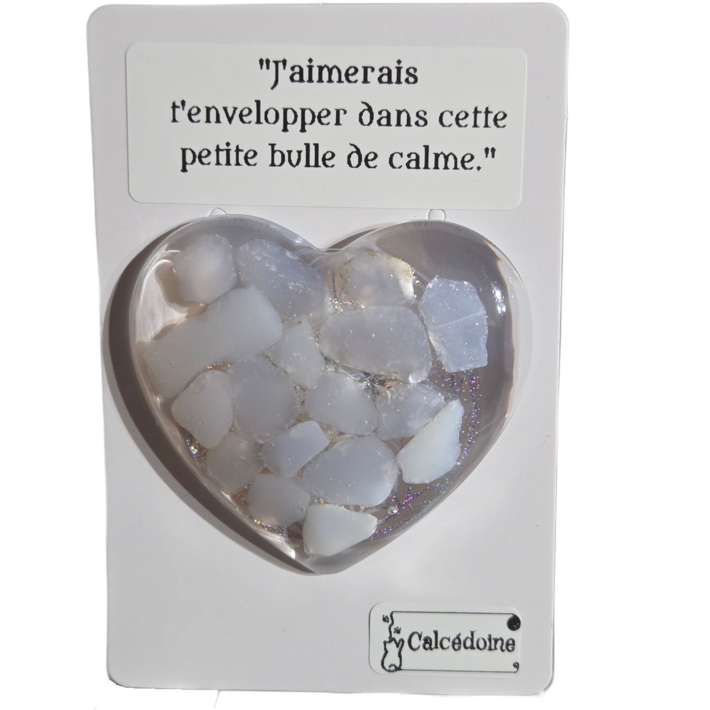 Câlins de poches Calcédoine bleu