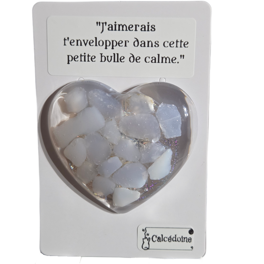 Câlins de poches Calcédoine bleu