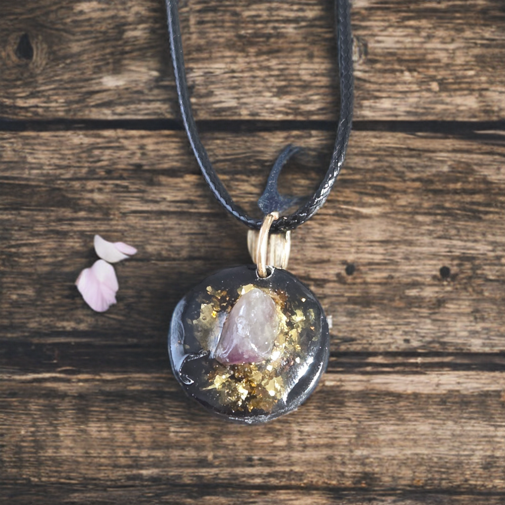 Orgonite shungite et améthyste