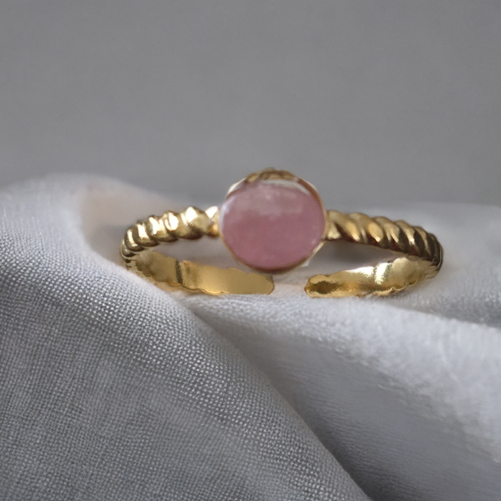 Bague Rhodocrosite Ajustable