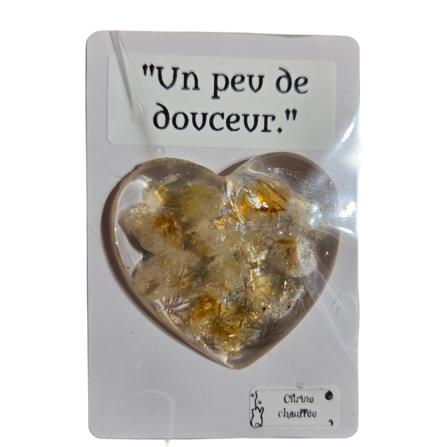 Câlins de poches Citrine chauffée