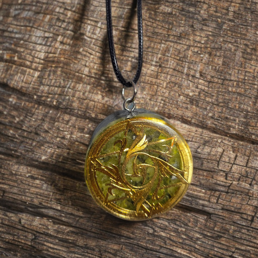 Orgonite dissipant les pensées négatives.