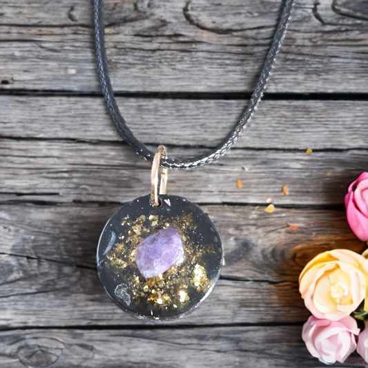 Orgonite shungite et améthyste